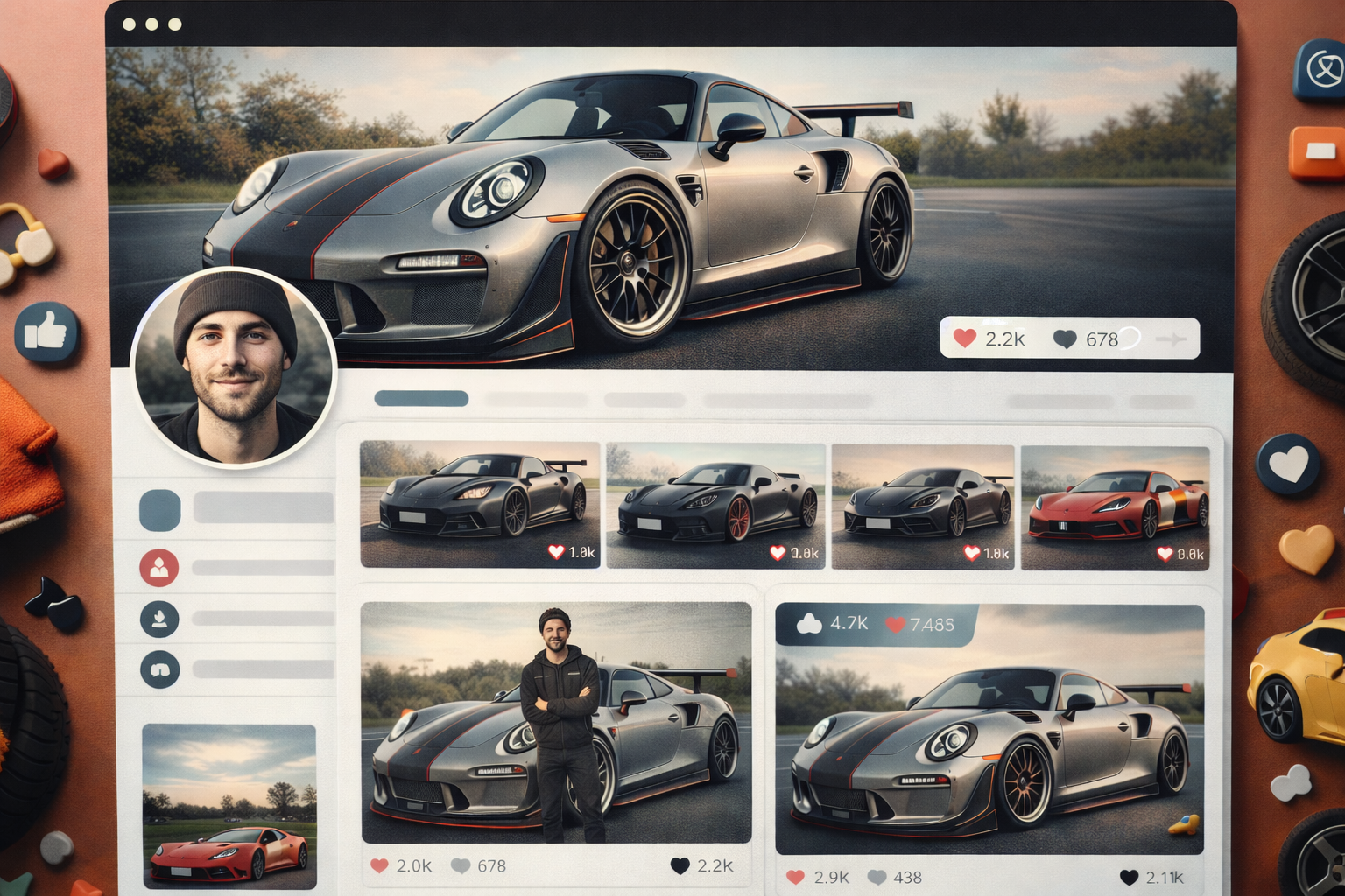 Garagesocial Dashboard